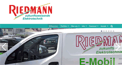 Desktop Screenshot of elektro-riedmann.com