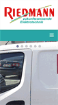 Mobile Screenshot of elektro-riedmann.com